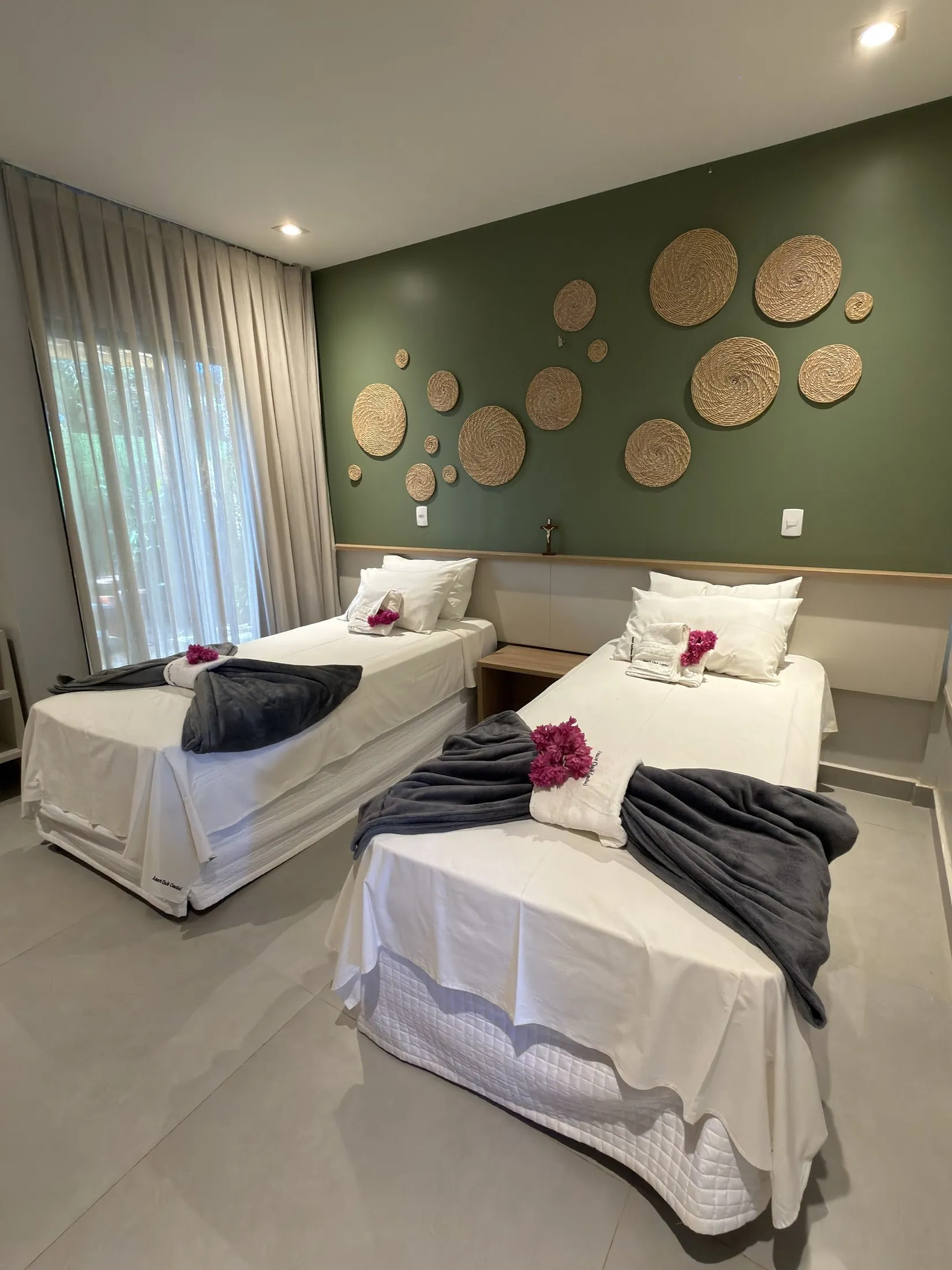 Quarto com duas camas