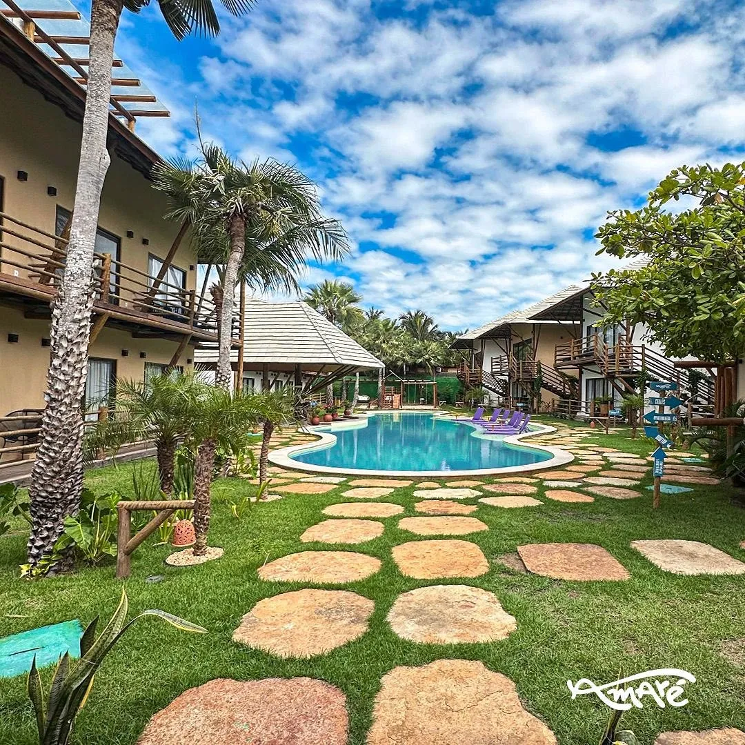 O jardim entre os blocos