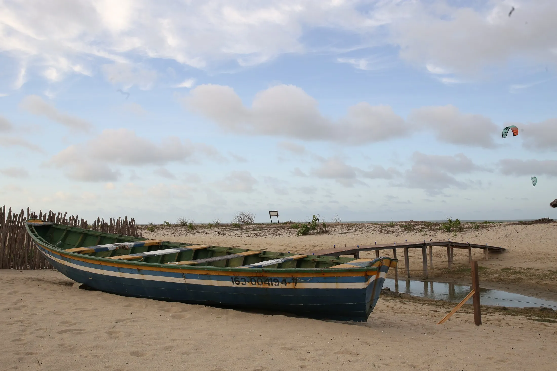 Kites no céu de Barra Grande